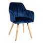 Krēsls Ariel, zils cena un informācija | Virtuves un ēdamistabas krēsli | 220.lv