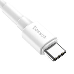 USB кабель Baseus Mini USB to Type-C 3A 1 м, белый CATSW-02 цена и информация | Кабели для телефонов | 220.lv