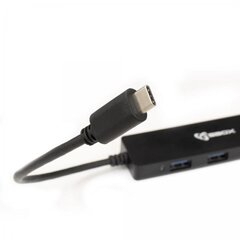 Sbox centrmezgls USB C cena un informācija | Adapteri un USB centrmezgli | 220.lv