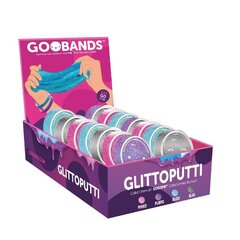 Gļotas-staipeklis ar aproci Goo Bands Glitter Putty, GP078, 1 gab. cena un informācija | Modelēšanas un zīmēšanas piederumi | 220.lv