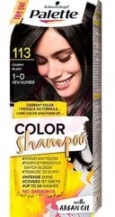 Krāsojošs matu šampūns Schwarzkopf Palette Color, 113 Black cena un informācija | Matu krāsas | 220.lv