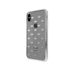 Adidas OR SS18 Clear Entry Case Maciņš Apvalks Priekš Apple iPhone X / XS Sudraba (EU Blister) cena un informācija | Telefonu vāciņi, maciņi | 220.lv