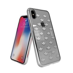 Adidas OR SS18 Clear Entry Case Maciņš Apvalks Priekš Apple iPhone X / XS Sudraba (EU Blister) cena un informācija | Telefonu vāciņi, maciņi | 220.lv