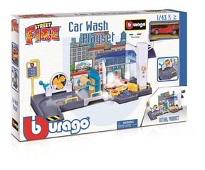 Набор автомойки Bburago Street Fire 1:43, 18-30406 цена и информация | Игрушки для мальчиков | 220.lv