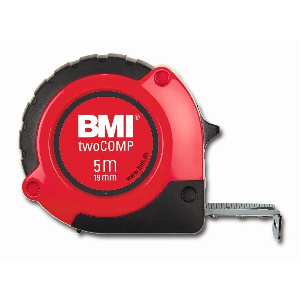 Mērlente BMI twoCOMP ar magnētu (8 m) cena un informācija | Rokas instrumenti | 220.lv