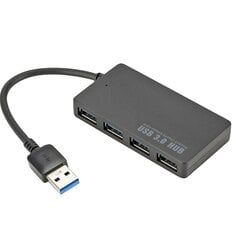 Fusion USB 3.0 sadalītājs uz 4 x USB 3.0 melns cena un informācija | Adapteri un USB centrmezgli | 220.lv
