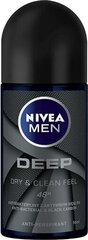 Шариковый дезодорант для мужчин Nivea Men Deep, 50 мл цена и информация | Дезодоранты | 220.lv