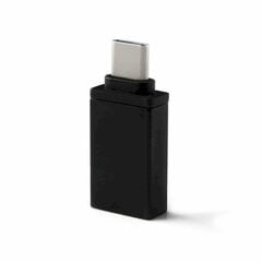 Универсальный OTG Адаптер Fusion Type-C на USB 3.0 подключение, черный цена и информация | Адаптеры и USB разветвители | 220.lv