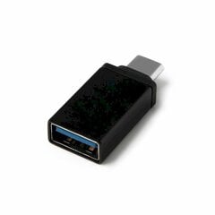 Универсальный OTG Адаптер Fusion Type-C на USB 3.0 подключение, черный цена и информация | Адаптеры и USB разветвители | 220.lv