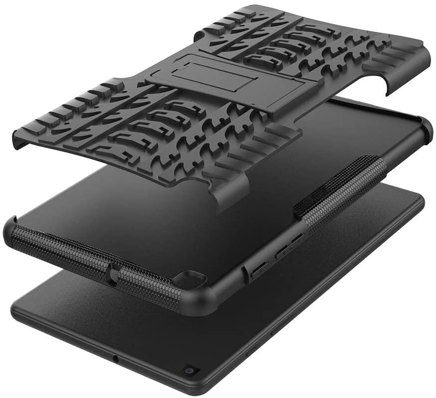 Maciņš Shock-Absorption Huawei MediaPad T3 10.0 melns cena un informācija | Somas, maciņi | 220.lv