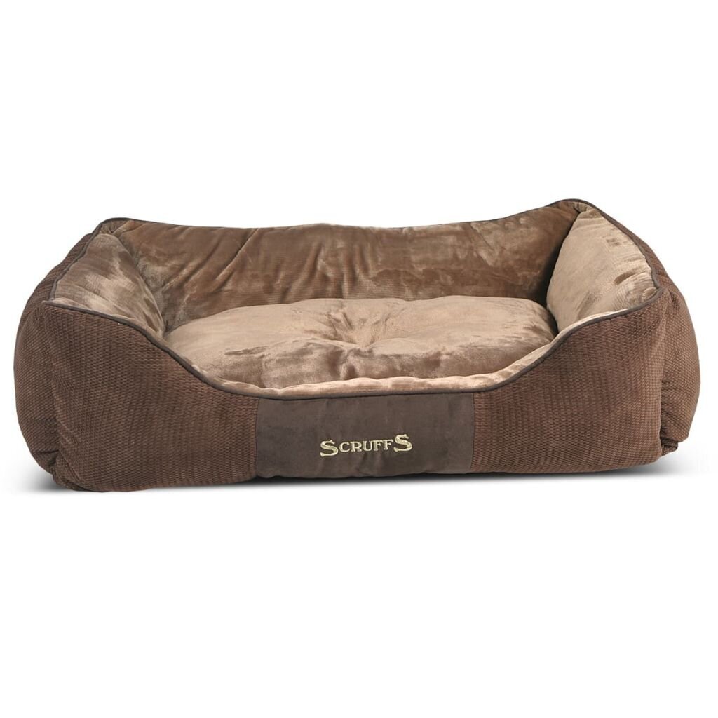 Scruffs & Tramps mājdzīvnieku gulta Chester, XL, 90x70 cm, brūna 1169 cena un informācija | Suņu gultas, spilveni, būdas | 220.lv