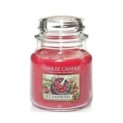 YANKEE CANDLE Red Raspberry vidēja 411 g cena un informācija | Sveces un svečturi | 220.lv