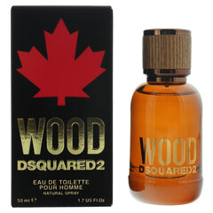 Tualetes ūdens Dsquared2 Wood EDT vīriešiem 50 ml cena un informācija | Vīriešu smaržas | 220.lv