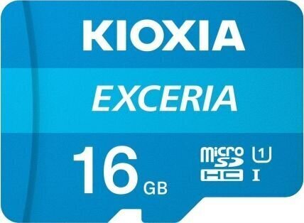 Atmiņas karte Kioxia Exceria 16GB U1 microSDHC цена и информация | Atmiņas kartes mobilajiem telefoniem | 220.lv