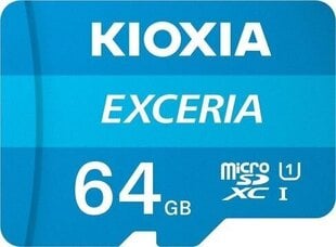 Карта памяти Kioxia Exceria 64 Гб U1 microSDHC цена и информация | Карты памяти для телефонов | 220.lv