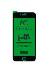 Защитное стекло CLEAR CERAMIC BLACK  для iPhone 6/6s  цена и информация | Защитные пленки для телефонов | 220.lv