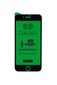 Ekrāna aizsargs iPhone 6/6s melns цена и информация | Ekrāna aizsargstikli | 220.lv
