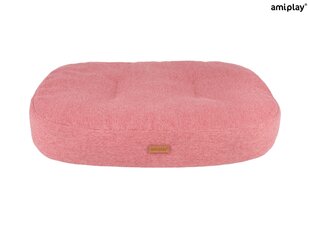 Amiplay ovāls matracis Montana Pink L, 78x65x10 cm cena un informācija | Suņu gultas, spilveni, būdas | 220.lv