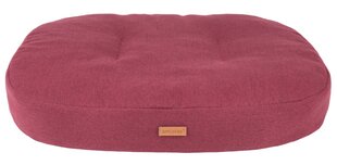 Amiplay ovāls matracis Montana Burgundy L, 78x65x10 cm cena un informācija | Suņu gultas, spilveni, būdas | 220.lv