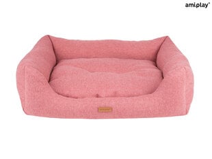 Amiplay лежак Montana Pink M, 68x56x18 см цена и информация | Лежаки, домики | 220.lv