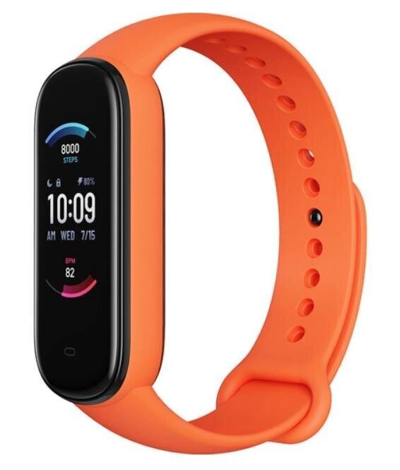 Xiaomi Amazfit band 5, Orange cena un informācija | Fitnesa aproces | 220.lv