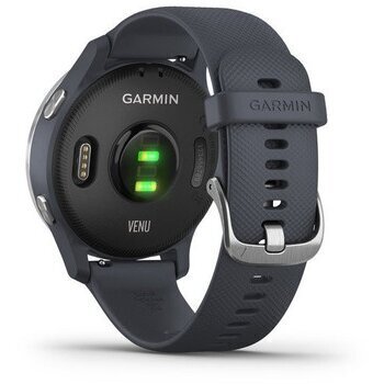 Viedais pulkstenis Garmin Venu, Silver Stainless Steel Bezel with Shadow Gray Case and Silicone Band cena un informācija | Viedpulksteņi (smartwatch) | 220.lv