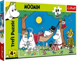 Puzle Maxi Trefl Moomins (Mumi troļļi), 24 d. cena un informācija | Puzles, 3D puzles | 220.lv