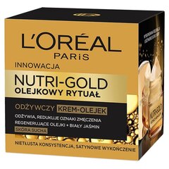 Sejas krēms L'oreal Paris Nutro Gold Extraordinary 50 ml cena un informācija | Sejas krēmi | 220.lv