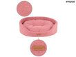 Amiplay ovāla guļvieta Montana Pink L, 58x50x15 cm cena un informācija | Suņu gultas, spilveni, būdas | 220.lv