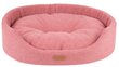 Amiplay ovāla guļvieta Montana Pink L, 58x50x15 cm cena un informācija | Suņu gultas, spilveni, būdas | 220.lv