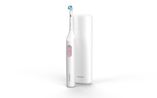Электрическая зубная щетка Jordan Clean Smile с чехлом, розовая цена и информация | Электрические зубные щетки | 220.lv