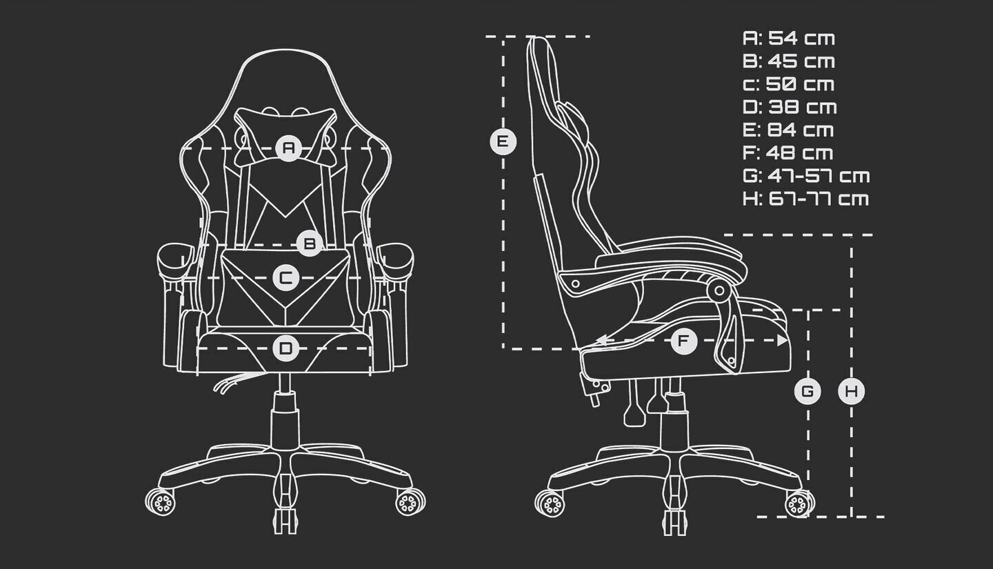 Spēļu krēsls Fury Avenger L, melns/balts cena un informācija | Biroja krēsli | 220.lv