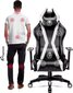 Spēļu krēsls Diablo Chairs X-Horn 2.0, melns/balts (L izmērs) цена и информация | Biroja krēsli | 220.lv