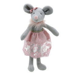 Pele Wilberry WB004107 Mouse - in Skirt - Wilberry Dancers cena un informācija | Mīkstās (plīša) rotaļlietas | 220.lv