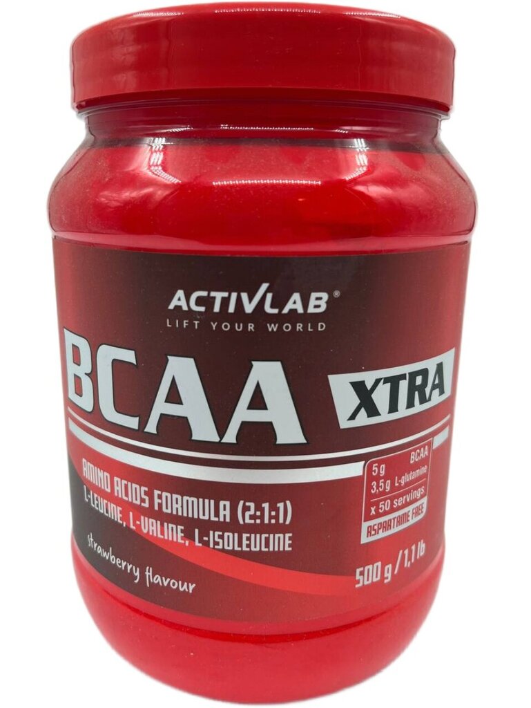 Uztura bagātinātājs ActivLab BCAA Xtra 500 g. cena un informācija | Aminoskābes | 220.lv