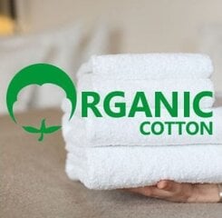 Полотенце 50x70, ORGANIC белое, 450 г цена и информация | Полотенца | 220.lv