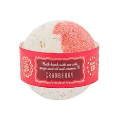 Jūras sāls bumba vannai „CRANBERRY” Saules Fabrika, 145 g cena un informācija | Dušas želejas, eļļas | 220.lv