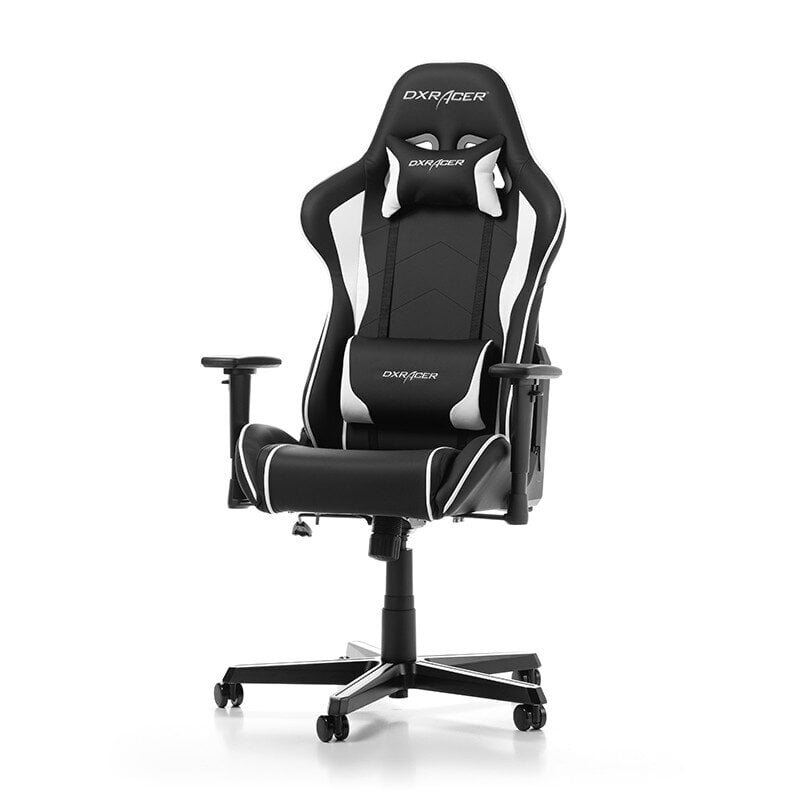 Spēļu krēsls DXRacer FORMULA F08-NW, melns/balts цена и информация | Biroja krēsli | 220.lv