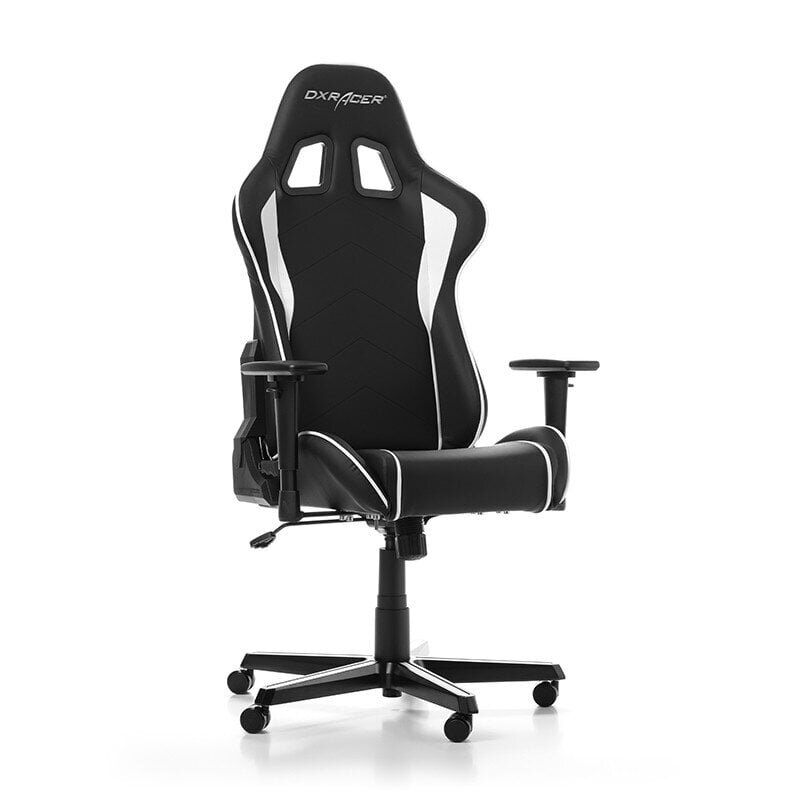 Spēļu krēsls DXRacer FORMULA F08-NW, melns/balts cena un informācija | Biroja krēsli | 220.lv