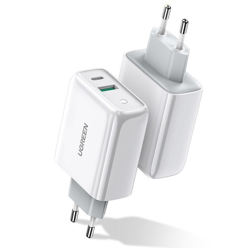 Lādētājs Ugreen USB / C tips 36 W QC 4.0 Barošanas avots cena un informācija | Lādētāji un adapteri | 220.lv