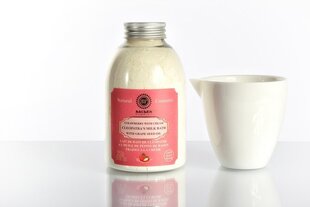 Молочко для ванны с маслом виноградной косточки «STRAWBERRY AND CREAM» Saules Fabrika, 250 г цена и информация | Масла, гели для душа | 220.lv