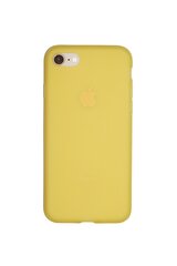 Vāciņš iPhone X/XS, dzeltens, matēts, latekss. cena un informācija | Telefonu vāciņi, maciņi | 220.lv