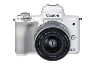 Canon EOS M50 Mark II EF-M 15-45mm IS STM + EF-M 22mm STM cena un informācija | Digitālās fotokameras | 220.lv