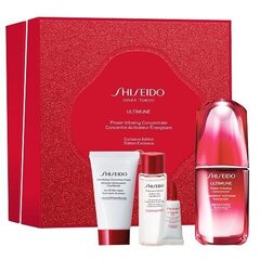 Набор Shiseido Ultimune: сыворотка для лица, 50 мл + пена для лица, 15 мл + кондиционер для кожи лица, 30 мл + сыворотка для глаз, 3 мл цена и информация | Сыворотки для лица, масла | 220.lv