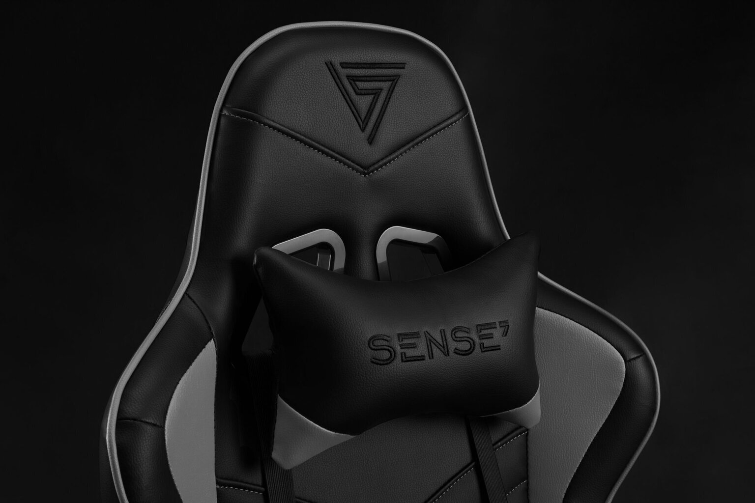 Spēļu krēsls Sense7 Spellcaster, melns/pelēks cena un informācija | Biroja krēsli | 220.lv