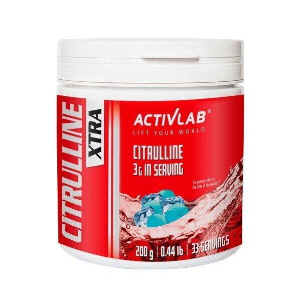 ActivLab Citrulline Xtra 200 g, citronu garša cena un informācija | Aminoskābes | 220.lv