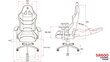Spēļu krēsls SPC Gear SR600 (SPG084), melns цена и информация | Biroja krēsli | 220.lv