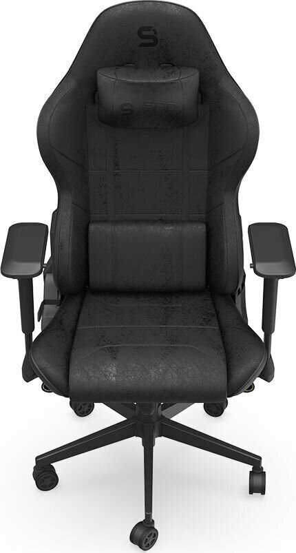 Spēļu krēsls SPC Gear SR600 (SPG084), melns цена и информация | Biroja krēsli | 220.lv