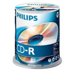 Philips CD-R 80 700MB CAKE BOX 100 cena un informācija | Portatīvo datoru dzesēšanas paliktņi un citi piederumi | 220.lv