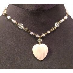 Ожерелье Розовое Сердце цена и информация | Украшения на шею | 220.lv